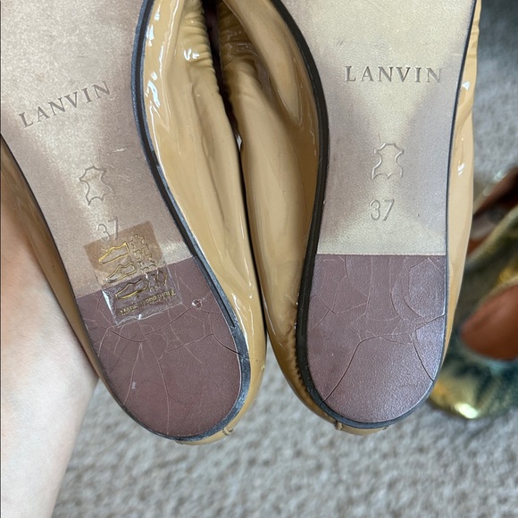 Lanvin Luxury Leather Ballet Flat Bundle Sz 37 eu - Picture 8 of 16